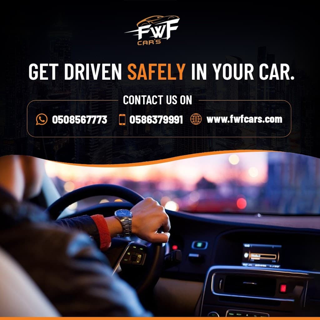 Safe Driver Dubai - Daily & Monthly Driver - Chauffeur Driver - Car Wash & Valet Parking by FWF Cars Services